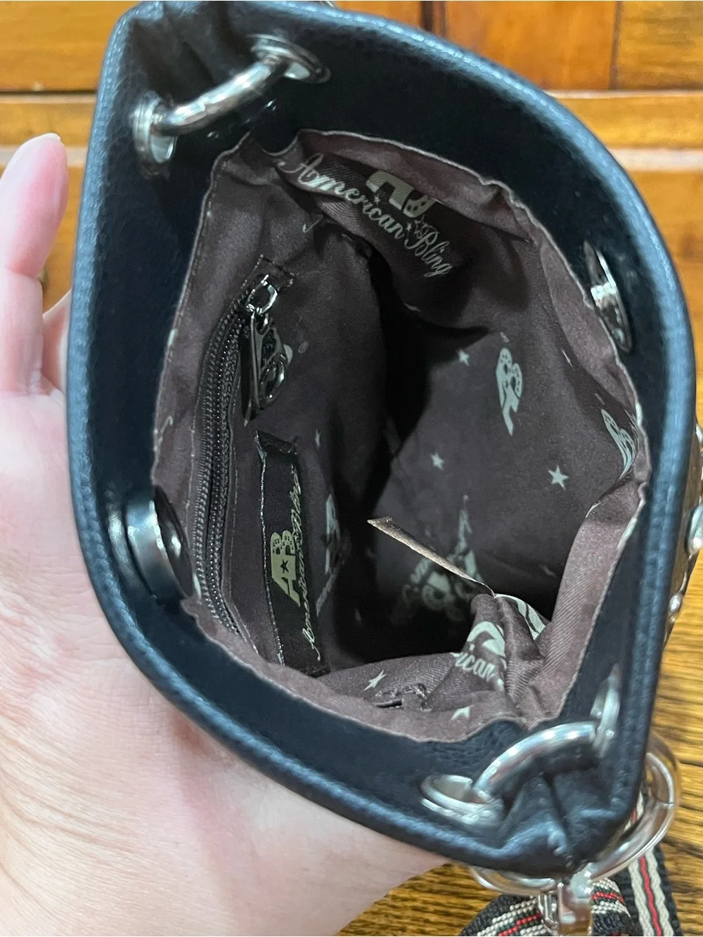 American Bling Western Crossbody Purse - Rodeo Turquoise Festival Country